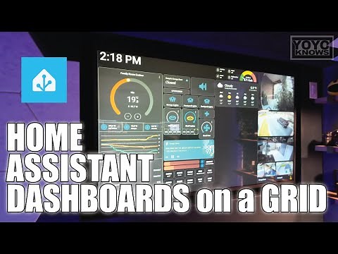 Home Assistant Dashboards on a Grid - Smart Home Automation