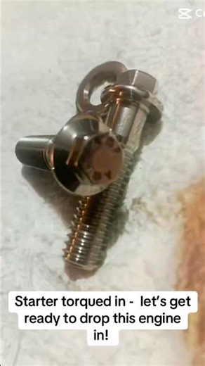 Power master starter install on boss 302 with silversport transmission hookup #fordracing #tremec