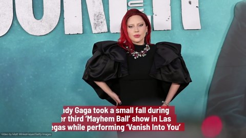 Lady Gaga Falls Mid-Show In Vegas