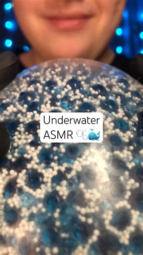 Let’s make some Underwater ASMR Sounds! 💙 #asmr #relax #jonathanasmr