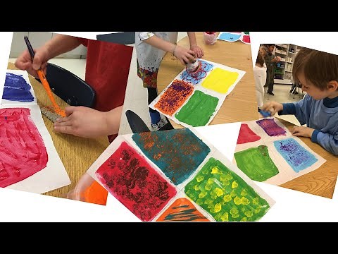 Eric Carle Inspired Art for Kids - Part 1