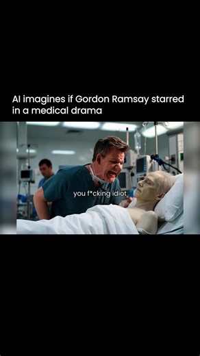 Artificial Intelligence | ChatGPT | Technology on Instagram: "AI decided to cast Gordon Ramsay as the lead doctor in a medical drama, and the result looks exactly as chaotic as you would expect. Would you watch a full season of this? Join the best AI community on IG @longliveai #ai #artificialintelligence #gordonramsay #funny #meme"