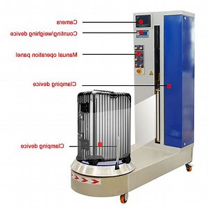 [Hot Item] Automatic Airport Pallet Wrapping Luggage Machine