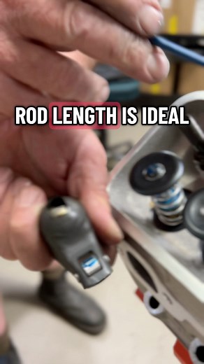 Steve testing push rod length for #v8 small block rebuild | Car Builders