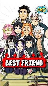 Which Hashira is your BEST FRIEND? #demonslayer #anime #kimetsunoyaiba