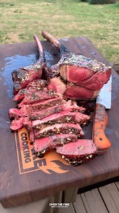 673K views · 53K reactions | Epic Tomahawk Steaks  | Over The Fire Cooking by Derek Wolf | Facebook