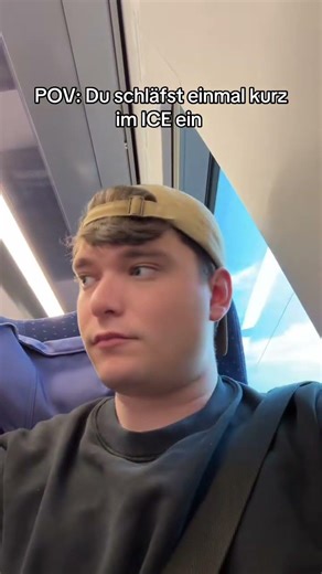 Wenn man einmal kurz im Zug einschläft #relatable #schlafen