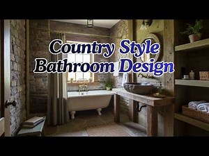 Country Rustic Bathroom Ideas That Bring Cozy Farmhouse Charm To Your Home Vintage Bathroom Decor