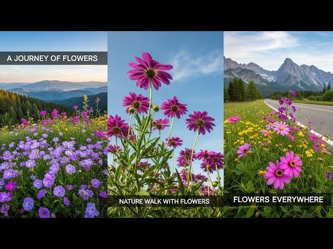 Beautiful Flowers Everywhere 🌿 A Peaceful Nature Walk.
