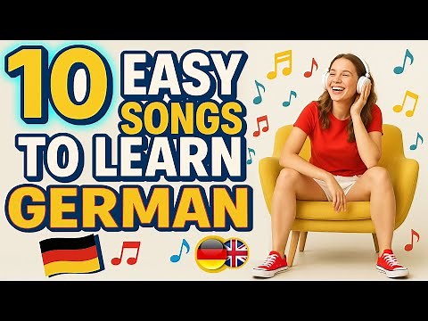 Learn German Through Music | 10 Simple Songs from A1 to B1 with Lyrics in German and English