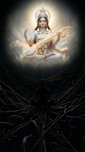 Saraswati Praathna : केवल उजाला आपका | #GoddessSarswati#spirituality #spiritual#divine#enlightenment