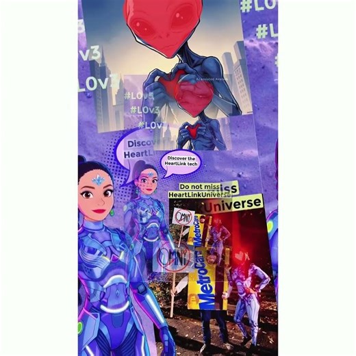 My #HeartLink Universe #avatar #UFO #alien #tech #sciencefiction #heartbrain