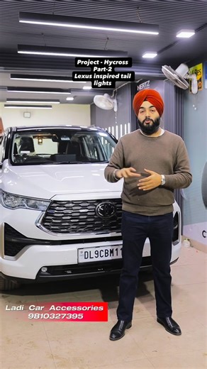 LADI CAR ACCESSORIES | INDIA 🇮🇳 IST @toyota hycross modified with Lexus style tail lights and full body Paint protection films with black roof top #toyota... | Instagram