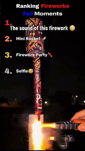 Rating Every Firework Disaster #fireworks #ranking #fails