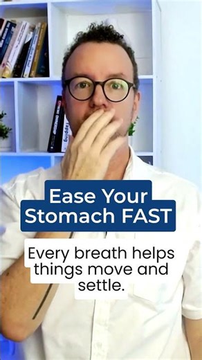 How to EASE your Stomach Fast with Tapping #tapping