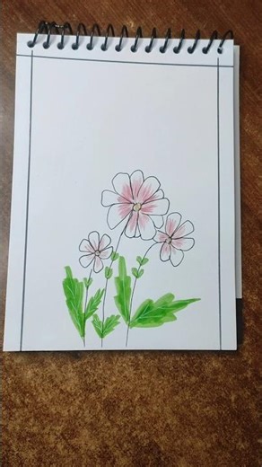 simple and easy front page idea#notebook front page assignment#trendy #YouTube short video