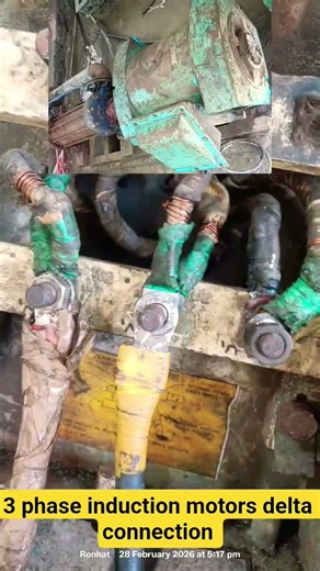 3 phase induction motors delta connection