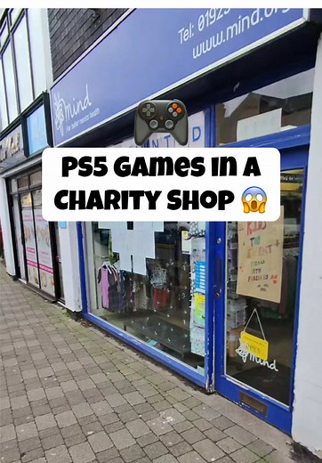 I find a HUGE box of video games in this charity shop including PS5 games 😱 if your not out thrifting then what are you doing 🤣 #charityshop #thriftshop #thriftfinds #ps5 #videogame