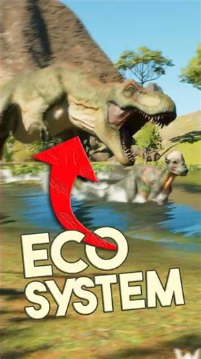 Simulating a Dinosaur Ecosystem... #dinosaur #ecosystem