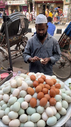 Amazing Boiled Egg Peeling Skills | Street Food Show