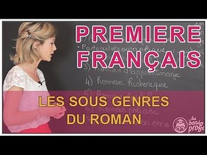 The subgenres of the novel - French First - Les Bons Profs
