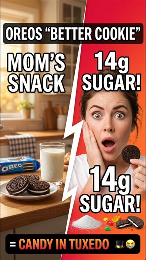 Mom's 'Better Cookie' 😭 (Oreos Has 14g Sugar = Candy in Tuxedo!)