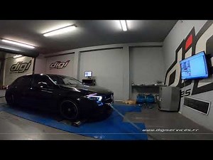 Mercedes A 200D 150cv AUTO Reprogrammation Moteur @ 202cv Digiservices Paris 77 Dyno