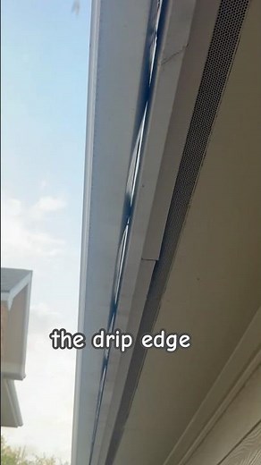 Installing under the drip edge is very important! #gutterinstallation #guttersystem #shorts