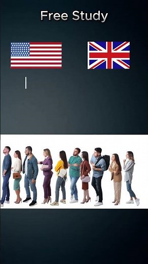 British vs American English #2 #freestudyshorts #learnenglish #verbs #english #englishvocabulary