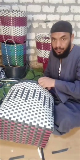 How to Finish a Plastic Strap Bag or Basket | Easy Handmade Tutorial