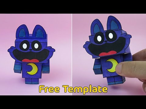 3D Shapes CatNap 🤩 , Smiling Critters POPPY PLAYTIME CHAPTER 3 Paper Crafts