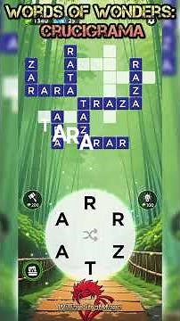 🦎WOW Crossword 391 🔍#crossword #wordsofwonders #strategy #gaming