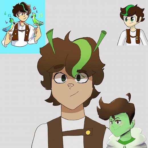 Hermitcraft drawing challenge! | Smallish beans!