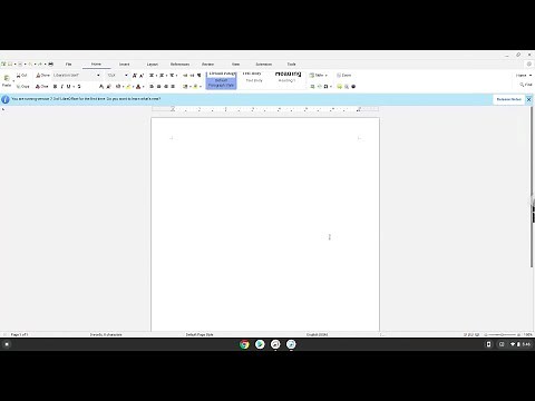How to install LibreOffice 7.3 on a Chromebook
