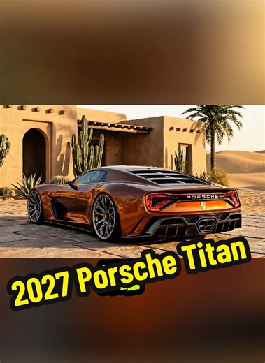 2027 Porsche Titan #porsche #fastcars #sportscar #cartok #tiktokgrowthchallenge
