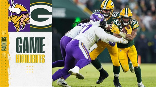 Aaron Jones gains 31 yards on third-and-1 | Packers vs. Vikings