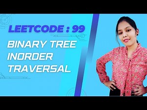 Leetcode : 94 || Binary Tree Inorder Traversal || ‪@codewithanusha‬