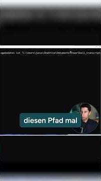 Start Transcript: Ein extrem nützlicher Befehl #powershell #befehl #transcript #programmierenlernen