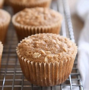 A family favorite for years, these delicious, soft and fluffy healthy applesauce oat muffins are low in sugar and packed with whole grains. GET THE RECIPE: https://www.melskitchencafe.com/healthy-oats-and-applesauce-muffins/ | Mel's Kitchen Cafe