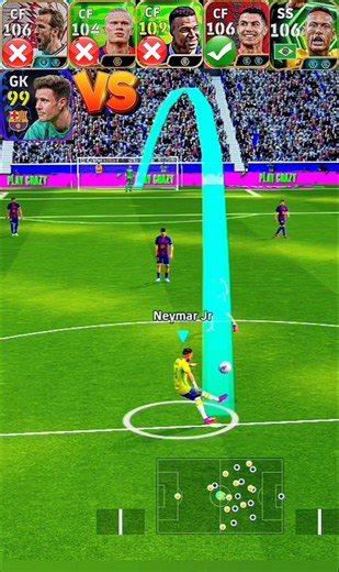 Kane vs Haaland vs Mbappé vs Ronaldo vs Neymar |Halfway Line Free Kick Challenge vs Goalkeeper #goal