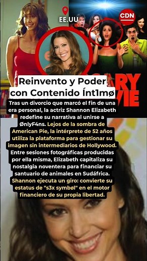 De American Pie a Dueña de su Destino: Shannon Elizabeth #shorts