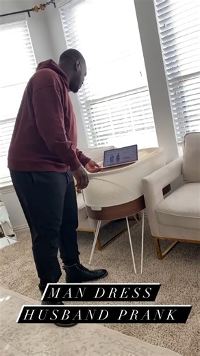 Had to join the bandwagon and partake in the husband man dress prank! 😂 I tried to play it cool and act like he needed to wear it for a photo shoot. I really thought Rick would be a trooper, but clearly he wasn’t having it and just would not let my photo shoot be great. ⭐️Have you pranked your guy yet? Tag someone that would love this!#husbandprank #reels #reel #reelsinstagram #marriagegoals #marriedlife #wifelife #fblifestyle #followformore #fyp #viral #exploremore | It's tarynnewton