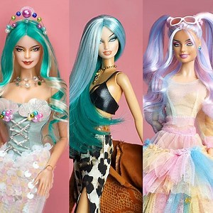 2.2M views · 47K reactions | DIY Barbie Doll Hairstyles - How To Make Purple Doll Hair - 8 Amazing Barbie Hair Transformations | Elite Dolls | Facebook