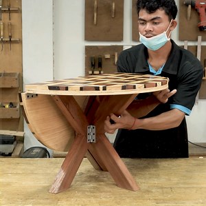 2.1K views · 27 reactions | Amazing Woodworking Folding Table Design | Woodworking TV | Facebook