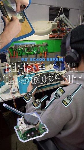 1992 Lexus SC400 RPM & Speedometer Fix + Custom Needle Upgrade