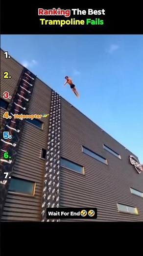 Ranking The Best Trampoline Fails Moments.
