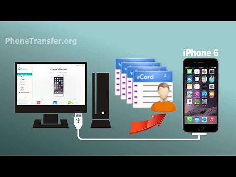 How to Import VCF Contacts to iPhone 6/SE, Sync vCard Files with iPhone 6 Plus Directly