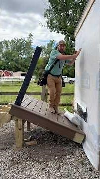Learn why decks fail and how to install a deck 💪 #decks #learn #carpentry #flashing