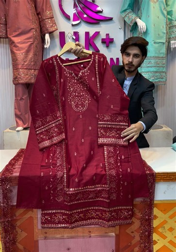 Price 4000 😍😍 Summer cotton Full Length kameez shalwar cod all pak#ukfashion009 #viral #foryou #clothes #trending