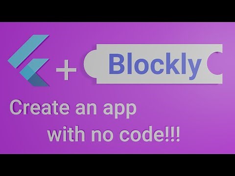 Visual Programming with Flutter and Blockly - Counter App (no audio)